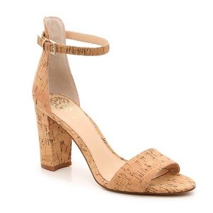 NIB Vince Camuto Corlina Cork Sandal Heel